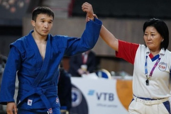 Фотография к новости: Казахстанец завоевал медаль чемпионата мира по самбо