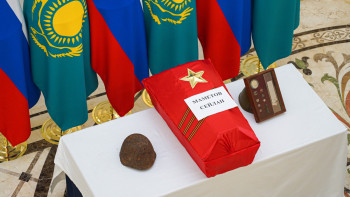 Фотография к новости: Из России доставят останки погибшего на войне казахстанского солдата