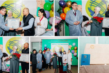 Фотография к новости: Долгожданный малыш: в Атырауской области поздравили родителей 20-миллионного жителя Казахстана