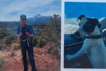 Фотография к новости: В горах США нашли терьера, который 10 недель охранял тело хозяина