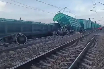 Фотография к новости: Грузовые вагоны сошли с рельсов в Акмолинской области