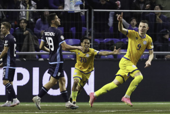 Фотография к новости: УЕФА номинировал гол игрока сборной Казахстана