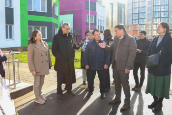 Фотография к новости: Новый детсад в микрорайоне Шугыла Алматы откроют до конца года