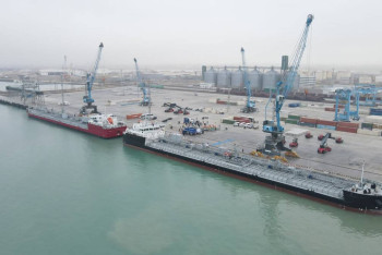 Фотография к новости: Новые нефтеналивные танкеры прибыли в порт Актау