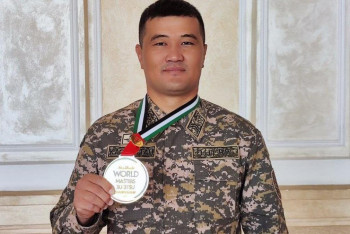 Фотография к новости: Казахстанский военнослужащий стал чемпионом мира по джиу-джитсу