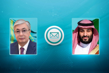 Фотография к новости: Токаев поздравил наследного принца Саудовской Аравии