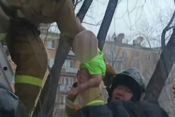 Фотография к новости: Пожар в квартире устроили дети в Степногорске