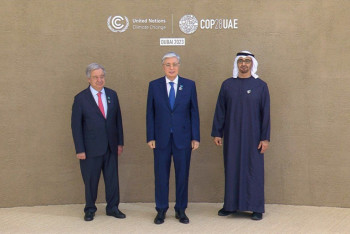 Фотография к новости: Касым-Жомарт Токаев прибыл в Dubai Expo City