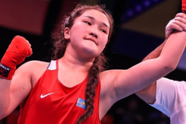 Фотография к новости: Толганай Касымхан добыла для Казахстана второе "золото" юниорского ЧМ-2023 по боксу