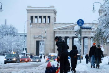 Фотография к новости: Западная Европа преодолевают последствия невиданного снегопада