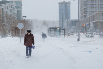 Фотография к новости: 33-градусные морозы и метели прогнозируют в Казахстане
