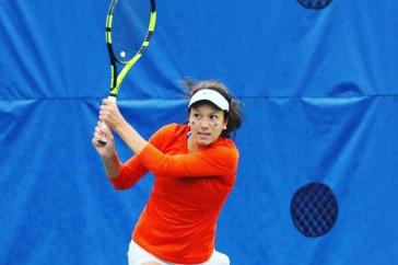 Фотография к новости: Первая ракетка Казахстана в парном разряде уверенно вышла в финал турнира во Франции