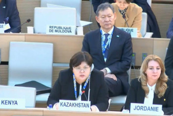 Фотография к новости: Добровольные заверения и обязательства Казахстана в области прав человека представлены в ООН