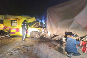 Фотография к новости: Столкновение "скорой" и ГАЗели под Астаной: двое пострадавших в тяжелом состоянии