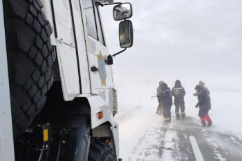 Фотография к новости: От снежного плена за одну ночь спасены более пяти тысяч казахстанцев