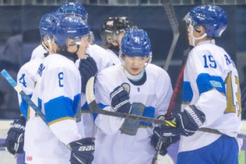 Фотография к новости: Cумасшедшей перестрелкой завершил Казахстан молодёжный ЧМ-2024 по хоккею