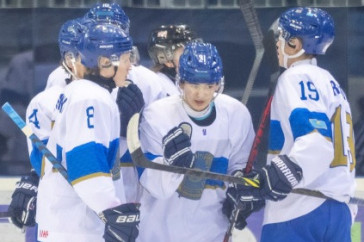 Фотография к новости: Cумасшедшей перестрелкой завершил Казахстан молодёжный ЧМ-2024 по хоккею