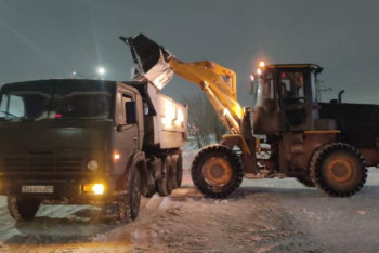 Фотография к новости: Низовая метель в Астане: акимат обратился к жителям