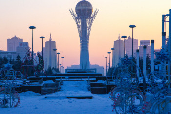 Фотография к новости: В каких регионах Казахстана в первый день нового года объявлено штормовое предупреждение