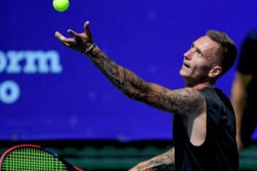 Фотография к новости: Казахстанский теннисист сенсационно обыграл соперника в Австралии