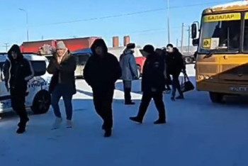 Фотография к новости: 30 граждан Кыргызстана застряли на трассе в Актюбинской области