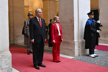 Фотография к новости: Президент Казахстана прибыл во дворец "Киджи"