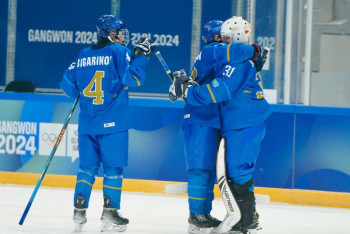 Фотография к новости: Сборная Казахстана по хоккею вырвалась в полуфинал юношеской Олимпиады в Канвоне