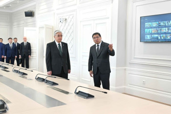 Фотография к новости: Токаев дал поручения по работе Ситуационного центра в Алматы