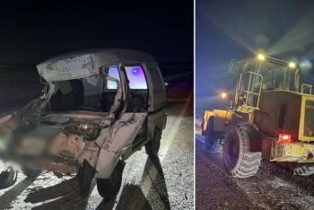 Фотография к новости: Водитель легковушки насмерть разбился в ДТП с погрузчиком