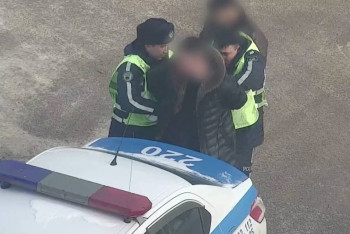 Фотография к новости: Пьяный водитель протащил полицейского по дороге в Астане