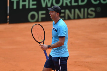 Фотография к новости: Казахстанские теннисисты готовятся к матчу "Кубка Дэвиса"