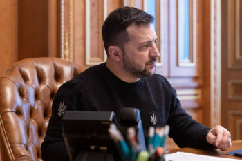 Фотография к новости: Касым-Жомарт Токаев поговорил по телефону с Владимиром Зеленским