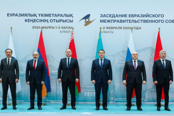 Фотография к новости: Общий рынок и беспрепятственный транзит товаров – Смаилов обратился к премьер-министрам стран ЕАЭС