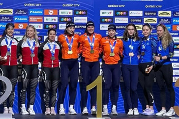 Фотография к новости: Исторический результат показали казахстанки на Кубке мира по конькобежному спорту