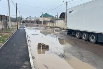 Фотография к новости: Улицы затопило после проливных дождей в Шымкенте