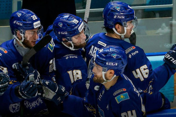 Фотография к новости: Хоккеист "Барыса"повторил свой рекорд в КХЛ