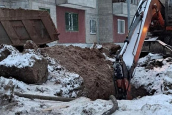 Фотография к новости: Микрорайон в Караганде остался без воды из-за коммунальной аварии