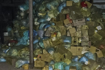 Фотография к новости: Деятельность нелегального склада опасных медотходов пресекли в Костанайской области