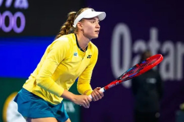Фотография к новости: Елена Рыбакина пробилась в четвертьфинал турнира WTA-1000 в Дохе