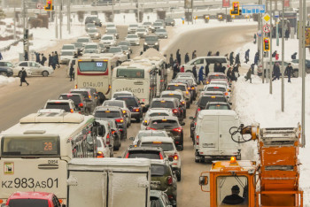 Фотография к новости: Движение нескольких пригородных автобусов приостановили в Астане из-за погоды