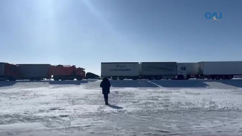 Фотография к новости: Водители большегрузов провоцируют заторы близ Актобе — КазАвтоЖол