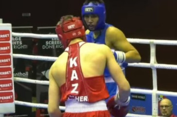 Фотография к новости: Разгромом закончился бой Казахстан — Узбекистан на турнире по боксу Dracula Open-2024