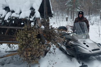 Фотография к новости: Как в резервате "Семей Орманы" патрулируют лес в минус 50 градусов
