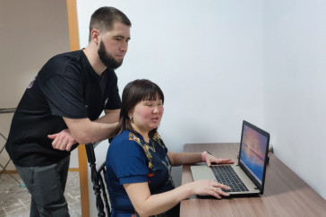 Фотография к новости: Все видео залетают в "реки": незрячая пара из Семея вдохновляет своим оптимизмом