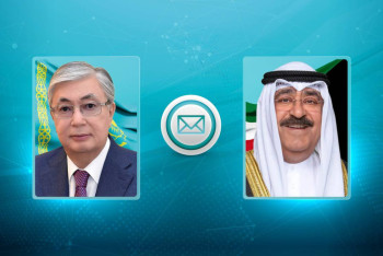 Фотография к новости: Токаев поздравил Эмира Кувейта с Национальным днём