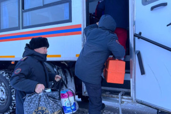 Фотография к новости: Бригаду "скорой" спасли в Туркестанской области