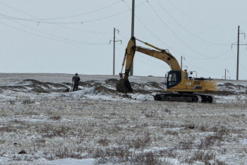 Фотография к новости: Трубопровод продолжают отогревать после аварии в Майкаине