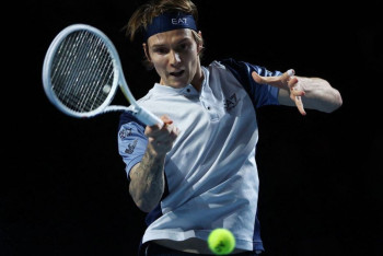 Фотография к новости: Александр Бублик пробился в 1/4 финала турнира в Дубае