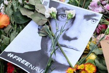 Фотография к новости: В Москве прощаются с Алексеем Навальным