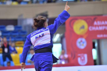 Фотография к новости: Абиба Абужакынова завоевала "серебро" Grand Slam в Ташкенте